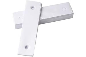 MOLLENSIUER 1 Pack Approx 300 Sheets Universal Chin Rest Paper for Ophthalmic Equipment for Auto Refractometer and Auto Perimeters (33 x 130 mm, White)