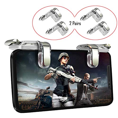 Onyehn 2-Pack Upgraded Version Mobile Game Controller for Phone Gaming Trigger for PUBG Mobile Gamepad Joysticks Shooting Game L1R1 Key for PUGB Controller Game Pad Accessories