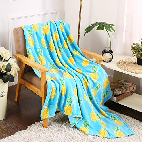 40 Of The Best Pineapple Gifts Noble House Velvet Touch Ultra Plush Throw Fleece Blanket 50