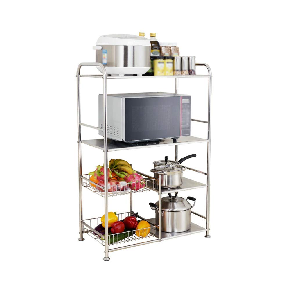 Repisa de Acero Inoxidable para Estante de Horno de microondas ...