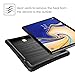 Fintie Silicone Case for Samsung Galaxy Tab S4 10.5 2018 Model SM-T830/T835/T837, [Honey Comb Series] [Kids Friendly] Light Weight Shock Proof Protective Cover with S Pen Holder, Black