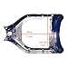 Rose Bengal 6.5 inch Chrome Outer Plastic Cover Case Shell Replacement Smart Self Balance Wheel Balancing Electric Scooter Spare Parts
