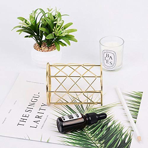 BE-TOOL Metal Pencil Holder, Pen Pot Organizers Gold Nordic Style Durable Exquisite Brush Holder For Desk, Home, School(1Pcs)