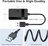 SmartQ C368 USB 3.0 SD Card Reader CF SD MicroSD Windows Mac Plug N Play view 5
