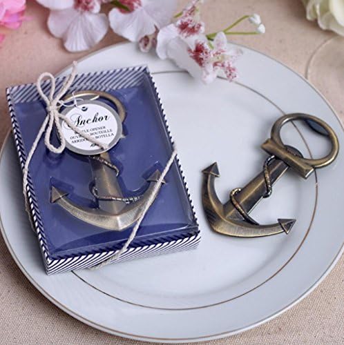 Tolo Rabbit 72pcs Anchor Nautical Themed Bottle Opener for Wedding Party Favor