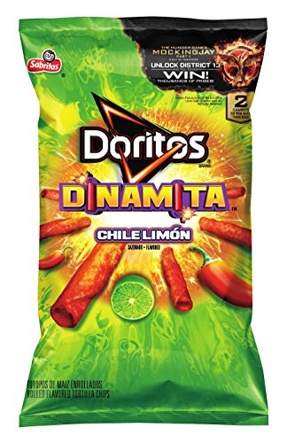 Doritos Dinamita Chile Limón Rolled Flavored Tortilla Chips, 9.25 Ounce