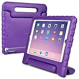 Cooper Dynamo Kids case Compatible with iPad Mini 3, iPad Mini 2, iPad Mini 1 | Shock Proof Heavy Duty Kidproof Cover for Kids | Girls Boys | Kid Friendly Handle & Stand, Screen Protector (Purple)