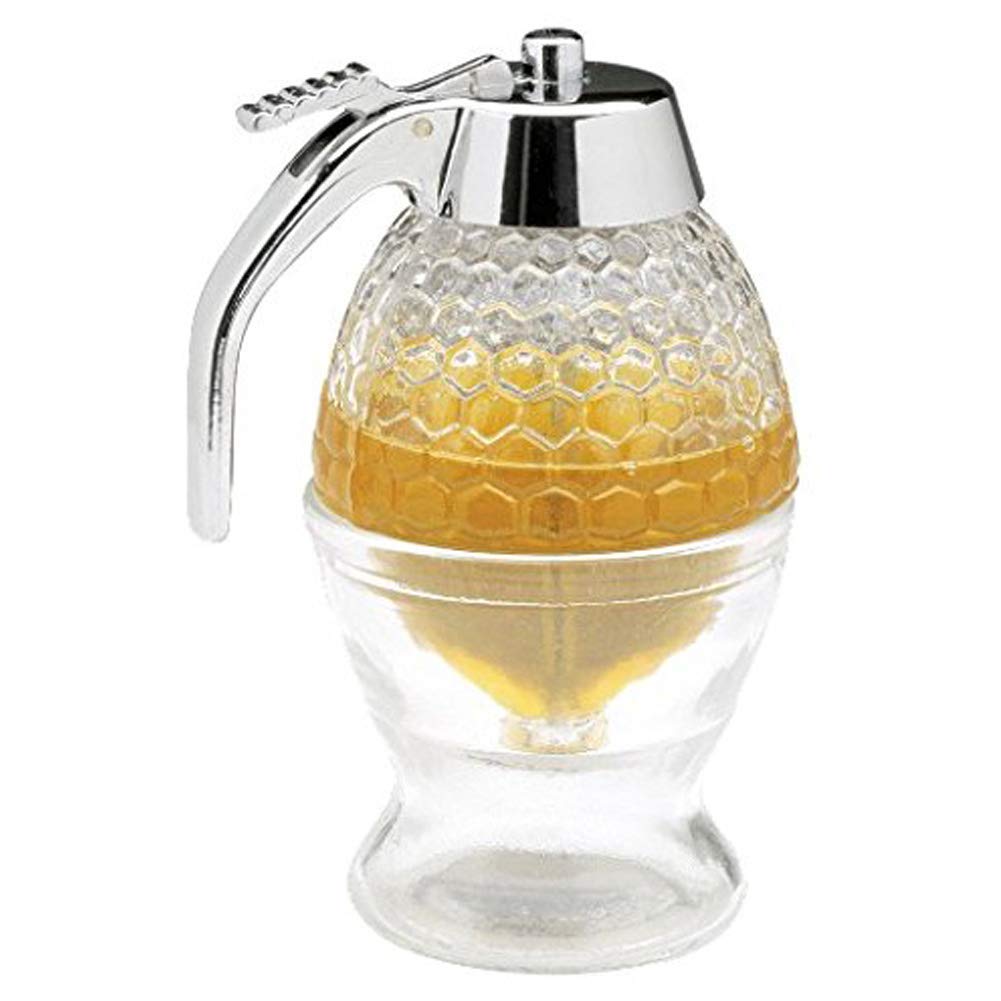 sencoo Honey Syrup Dispenser, 200ML Honey Dispenser Jar Container