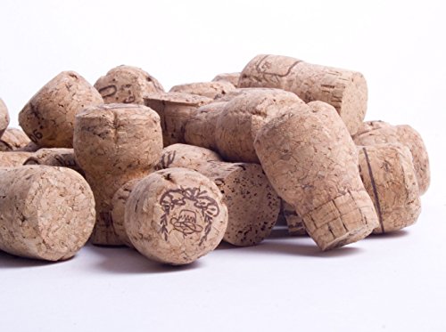 Assorted Used Real Sparkling Wine Corks for Up-cycle Crafts (25 Count)