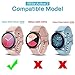 3 Pack Compatible Samsung Galaxy Watch Active2 40mm 44mm Screen Protector Case Cover,YiJYi Ultra Slim Soft Full Coverage Bumper[Sractch-Proof] Protection (Clear,Black,Rose Gold, Active2 40MM)