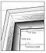 Auto Care Products Inc 58036 ProSeal 36-Feet Garage Door Top and Side Seal with Nails for 2 Car Garage
