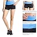 BALEAF Women's High Waist Swim Yoga Volleyball Shorts Running Workout Tennis Athletic Shorts Inner Pocket Little Boy Blue Size S