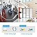 WiFi Bulb Security Camera - Bonus 16GB Micro SD Card - Wireless Camera Night Vision Fisheye LED Light 360° Panoramic Remote View, Motion Detection for Home Baby Pet Monitor 2.4GHz