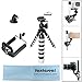DSLR Camera + Action Cam + Smartphone Mini Octopus Tripod 3-in-1 Flexible Gorillapod Compatible for iPhone Samsung + Canon Nikon Camera/Comcorder+GoPro Sony SJCAM Xiaomi Yi Tripod Selfie Stand Holder