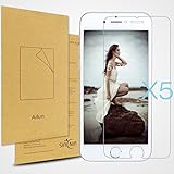 iPhone 6 Plus Screen Protector,iPhone 6s Plus Screen Protector,[5-Pack][5.5 inch] by Ailun,HD PET,Ultra Clear,Anti-Scratch,Reduce Fingerprints&Oil Stains Coating,Case Friendly-Siania Retail Package