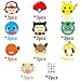 MALLMALL6 30Pcs Pikachu Swirls Decorations Pikachu Birthday Party Decoration Supplies Hanging Whirl Streamers Anime Ceiling Spiral Room Decor Video Game Party Favors Pikachu Stickers for Kids