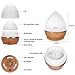 Aickar Egg Diffuser, 300ml Essential Oil Diffuser, Aromatherapy Diffuser with Touch Sensitive Buttons, Ultrasonic Cool Mist Humidifier with Night Light and Auto Shut-off Function