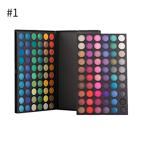 BONNIESTORE 120 Colors Eyeshadow, Eye Shadow Palette Colors Makeup Kit Eye Color Palette Christmas Gift Makeup Palette Matte and Shimmer Highly Pigmented Professional Cosmetic (#1)