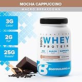 BodyBuilding.Com Signature 100% Whey Protein Powder | 25g of Protein per Serving (Mocha Cappuccino, 5 Lbs)