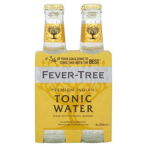Fever-Tree Indian Tonic Water - 4 x 200ml (27.05fl oz)