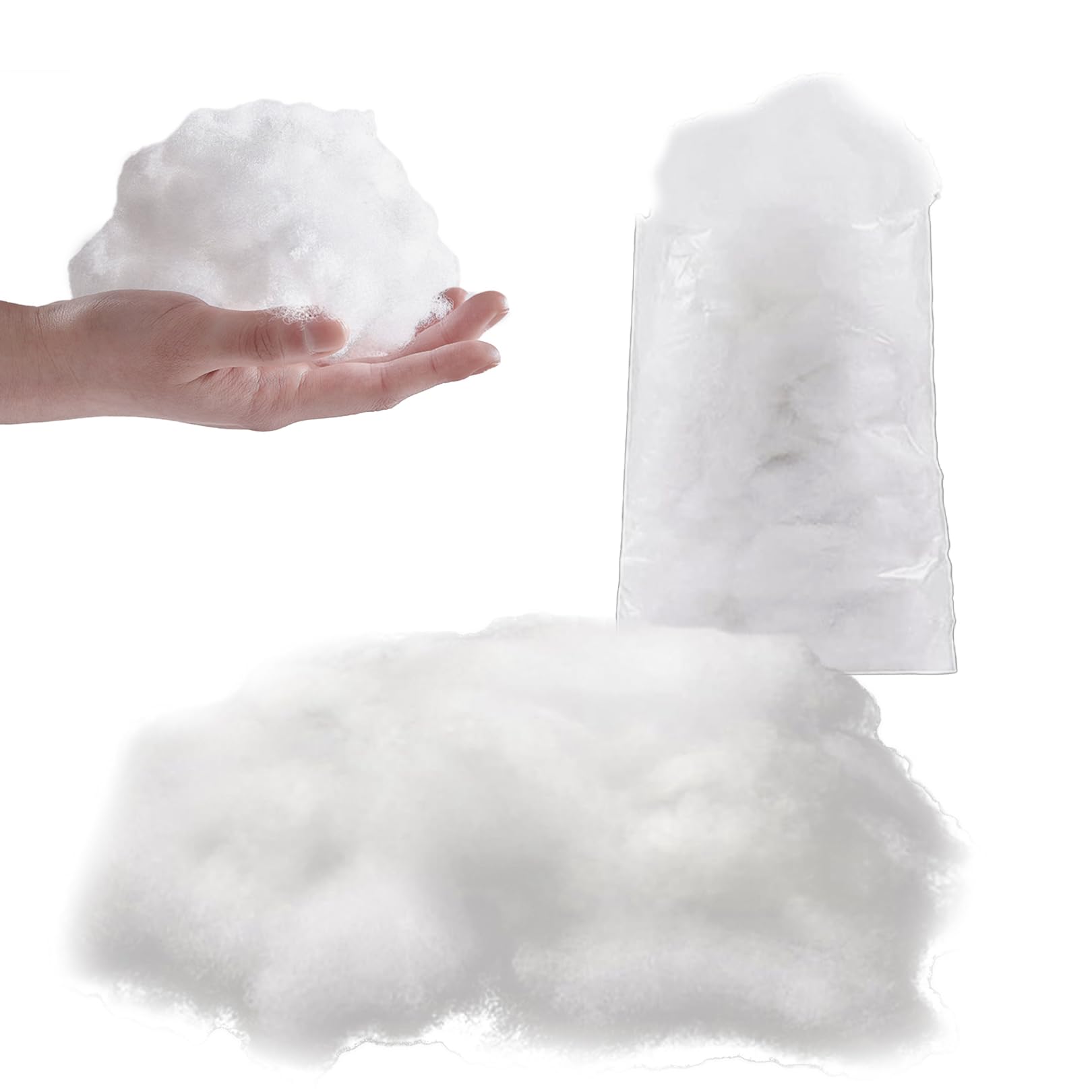 Pejlnd 150g Fake Snow for White Christmas Decorations,Artificial Snow for Crafts Christmas Tree Decorations Fluffy Xmas Fake Snowflakes for Winter Decor Xmas Party Indoor Outdoor Scene