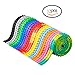12 Rolls Blocks Tape Compatible Lego, 39Feet/ 12 meter Loops Building Tape Base Plates Strips Reusable Self Adhesive for Lego Mega Bloks Construction Toys for Kid Child, Sticks to Walls