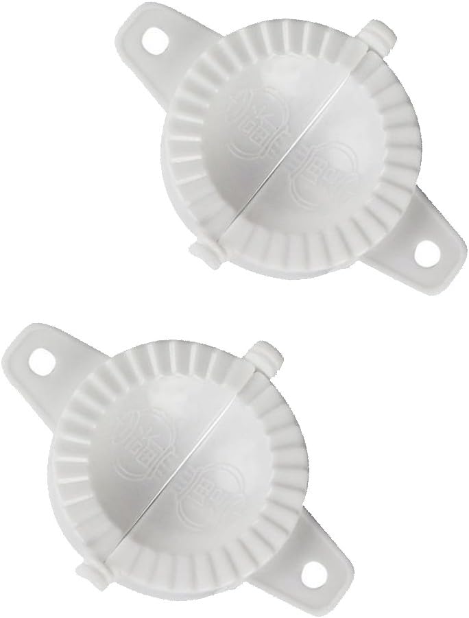 Dumpling maker press for ravioli Empanada Plemeni Gyoza mold Pastry tool white 2 pieces set