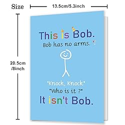 IDU Funny Birthday Cards for Men Women，Humorous