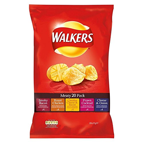 Walkers Meaty Variety Crisps 25g X 10 Per Pack on Galleon Philippines