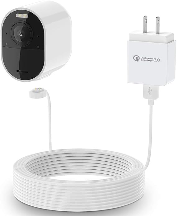30ft/9m Arlo Ultra Camera Cable,BECEMURU Charging Cable