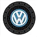 Auto sport 2.75 Inch Diameter Oval Tough Car Logo Vehicle Travel Auto Cup Holder Insert Coaster Can 2 Pcs Pack (Volkswagen)