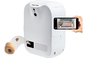 Closer Pets TreatView 1080p Pet Camera and Treat Dispenser with Motion Activation, for Indoor Use (iOS/Android Compatible)