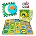 Eric Carle Interlocking Baby Play Mat, Very Hungry Caterpillar Foam Floor Tiles for Infants and Children, 52