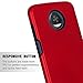 Moto Z3 Case,Moto Z3 Play Case,SENON Slim-fit Shockproof Anti-Scratch Anti-Fingerprint Protective Case Cover for Motorola Moto Z Play 3nd Gen 2018,Red