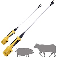 RANCH CHOICE Rechargeable Livestock Prod for Cows Electric Cattle Prod for Cow Dog prod Animal prod with Flexible Shaft