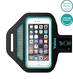 Vinious® Premium Water & Sweat Resistant Sport Exercise Armband for iPhone SE, 6, 6S, 5, 5S, 5C, iPod Touch, Samsung Galaxy S3, S4 with Headphone Ports (Blue)