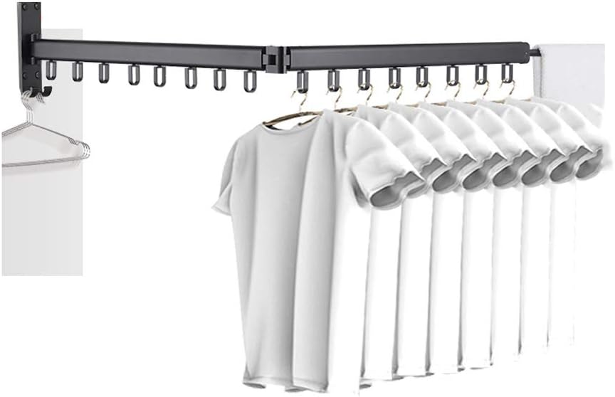 WallMounted Foldable Drying Rack, Indoor Clothes Drying