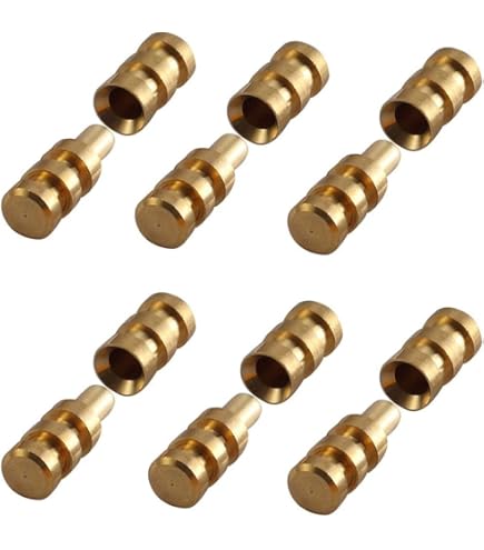8-Pack Heavy Duty Dining Table Leaf Locks & Connectors - Gold Metal Buckles With Screws For Extending Tables - View #7