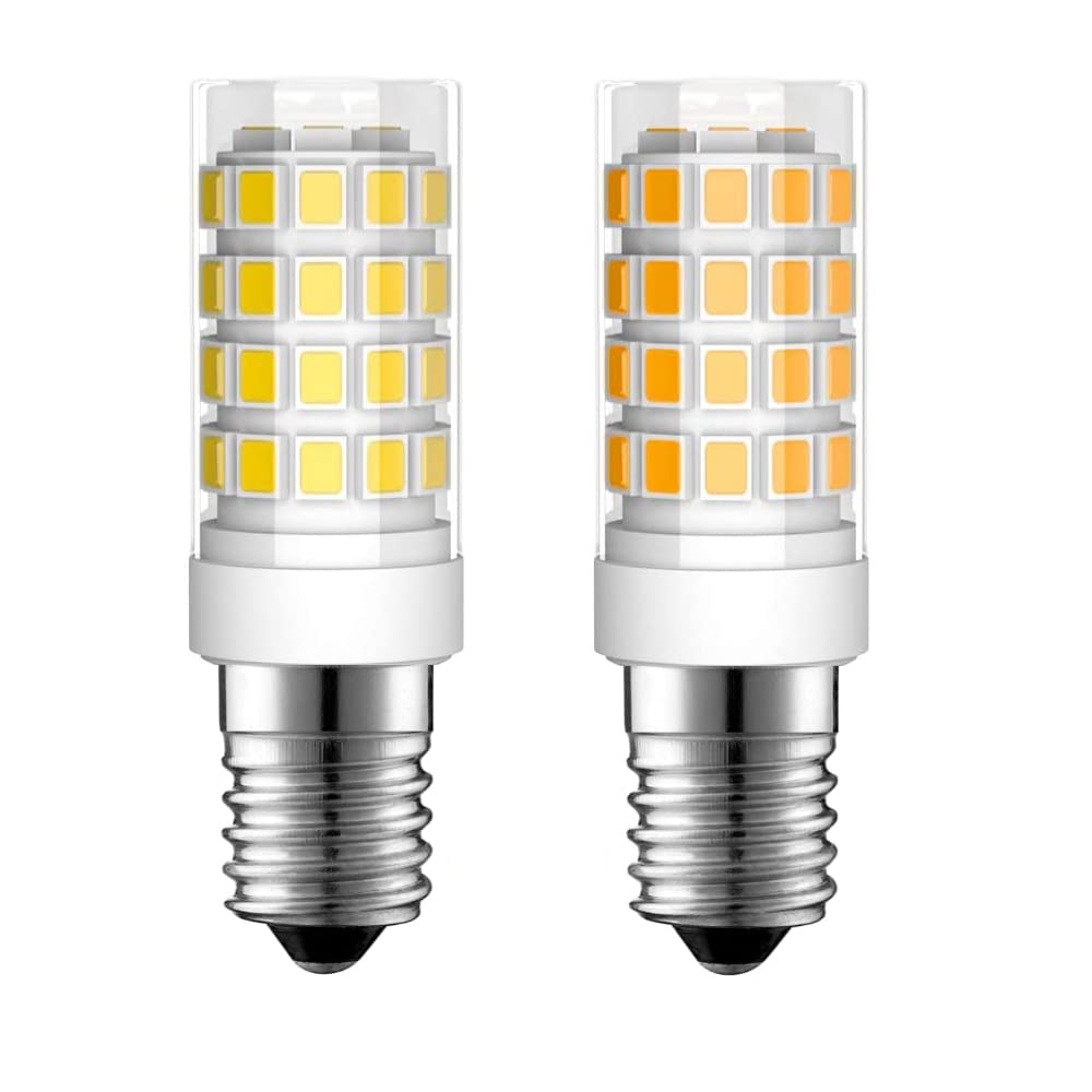 Photo 1 of 2-Pack E14 LED Bulb European Base 4W Turkish Light Bulb AC120V Electric Window Candle Lamp for Chandelier,Ceiling Fan,Pendant,Wall Sconce Fixtures 40W Equivalent Daylight White 6000K