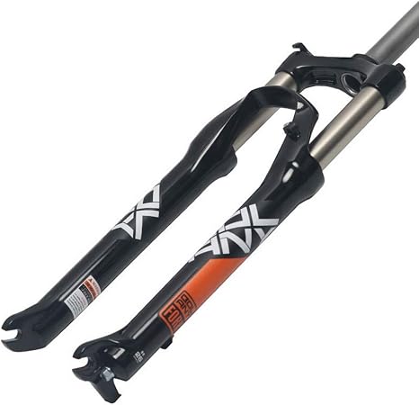 Amazon Co Jp 自転車フォーク Mtbフロントフォーク 超軽量 アルミニウム合金 サスペンションメカニカルフォーク リバウンド調整 まっすぐ チューブ 105mm 26 27 5 29インチ Zcxbhd Color Black Yellow Size 27 5 Inches ホーム キッチン