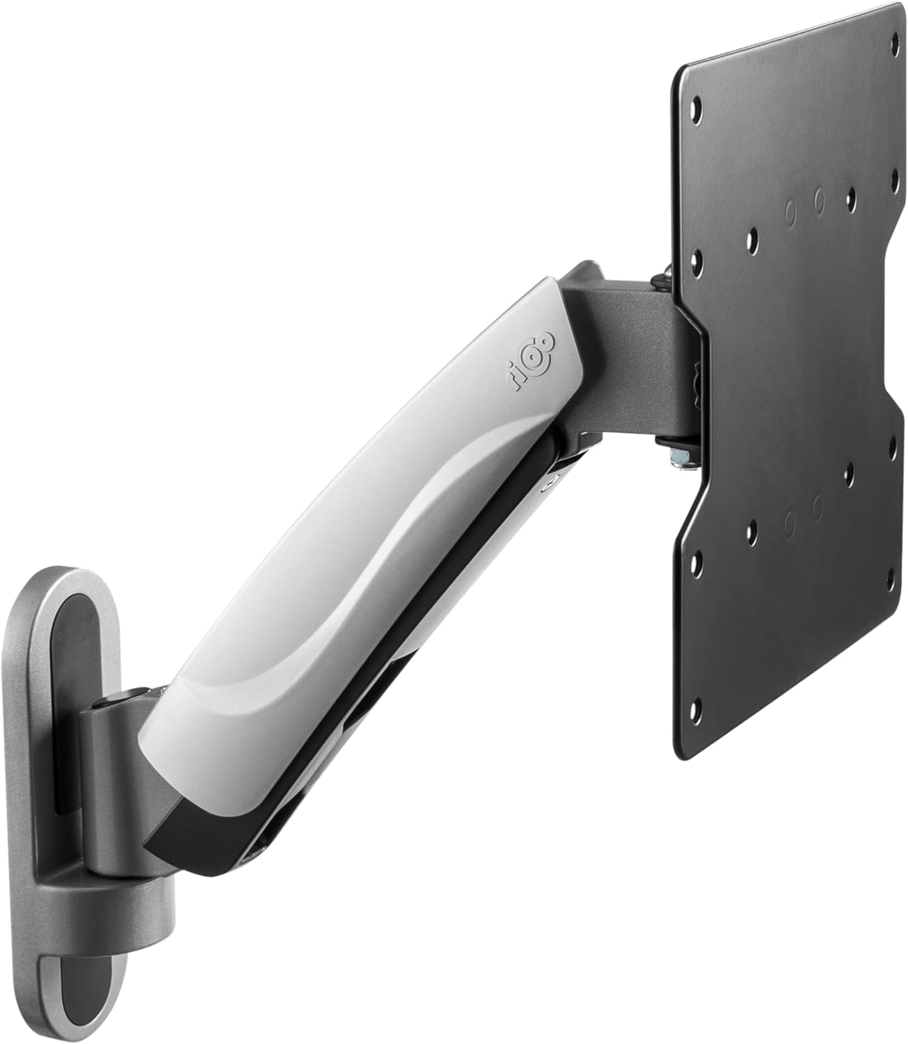 RICOO Monitor Mount Tilt Swivel approx 27-50 Inch for LED LCD Flatscreens S2622 Wall Bracket Arm Gas Spring Universal for VESA 100x100-200x200