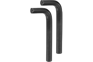 HARFINGTON 2pcs Hex Key Wrench 17mm L-Shape Hexagon Metric Wrenches Chrome Vanadium Steel Repairing Tool for Home Repair, Bla