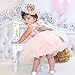 NNJXD Girl Tulle Embroidered Elegant Tutu Backless Dress for Party Size(100) 2-3 Years Pink