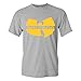 CRAZYDAISYWORLD Men's T-shirt Wu-Tang Clan Logo Hip-Hop