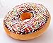 Wemi TIPINOICE Large Doughnut Throw Pillow Soft Novelty Doughnut Shaped Ring Plush Cushion Pillow 40cm