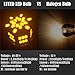 LUYED 2 x 650 Lumens Super Bright 1157 3014 54-EX Chipsets 1157 2057 2357 7528 LED Bulbs Used for Turn Signal,Amber