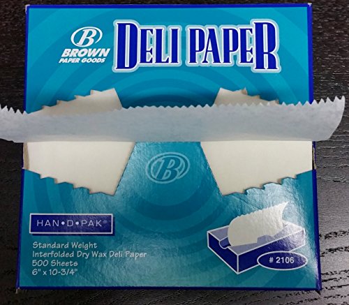 Deli Bakery Interfolded Wax Paper 6"x10.75" White - 500 sheets - Thumbnail 3