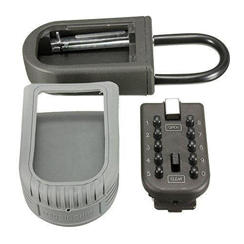 MICG Wall Mount Digit Key Safe Lock Box PushButton Vault With Combination Portable Realtor