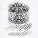 Shappy Paper Clips Medium and Jumbo Size, 450 Pieces (28 mm, 50 mm) (Silver)