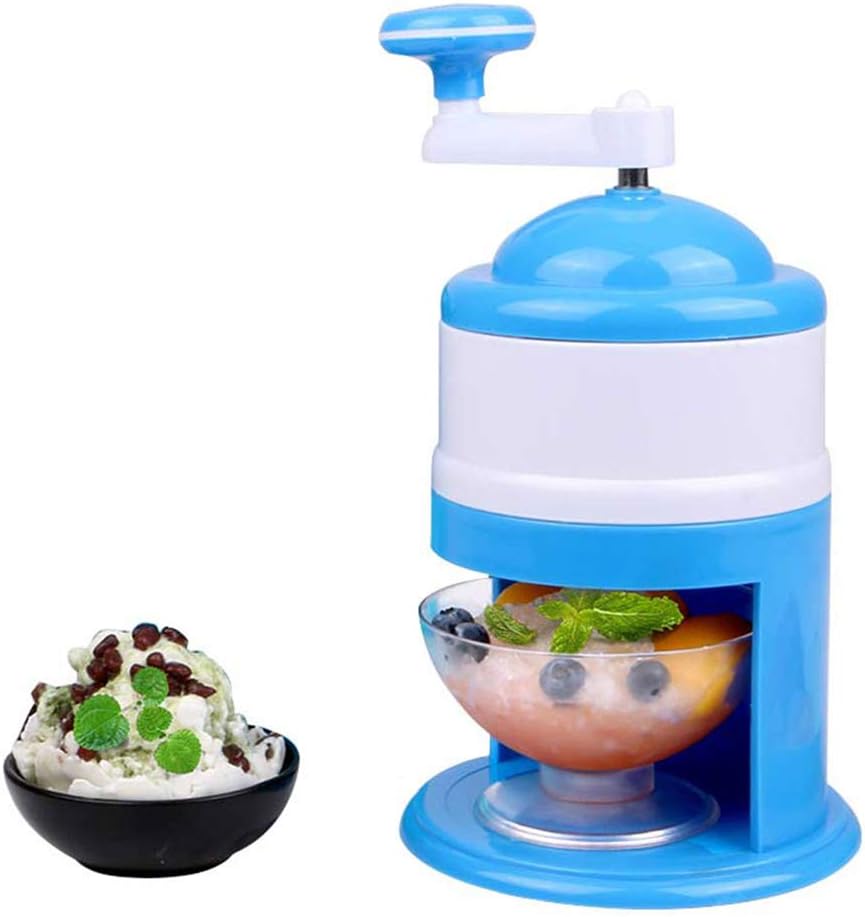 ZSY Ice Crusher, Hand Ice Grinder with Stainless Steel Blade, Ultra